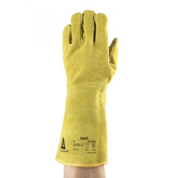Luva de Proteção Térmica Antichama ActivArmr 43-216 Couro e Kevlar - CA 29715