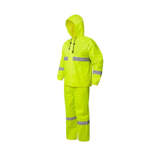 CONJUNTO PADRÃO COM FAIXAS IMPERMEÁVEL 3020R AMARELA