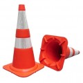 Cone Laranja Flexivel 75cm