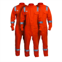Macacão RF NR10 Offshore Padrão Petrobrás Risco 1 e 2 c/ Faixa Refletiva Cinza 