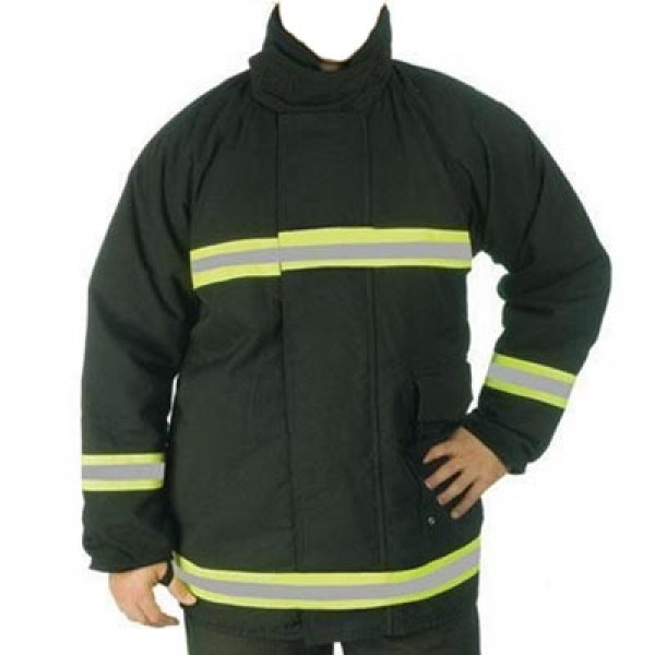 Conjunto Bombeiro em Meta-Aramida Hércules (Calça + Jaqueta) Preto