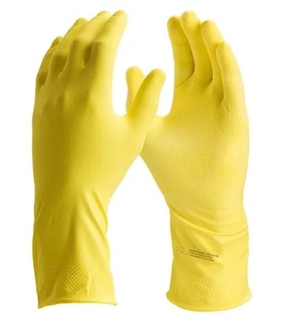 Luva de Segurança Confort látex Danny Com Forro Para Limpeza DA-299 CA 15532