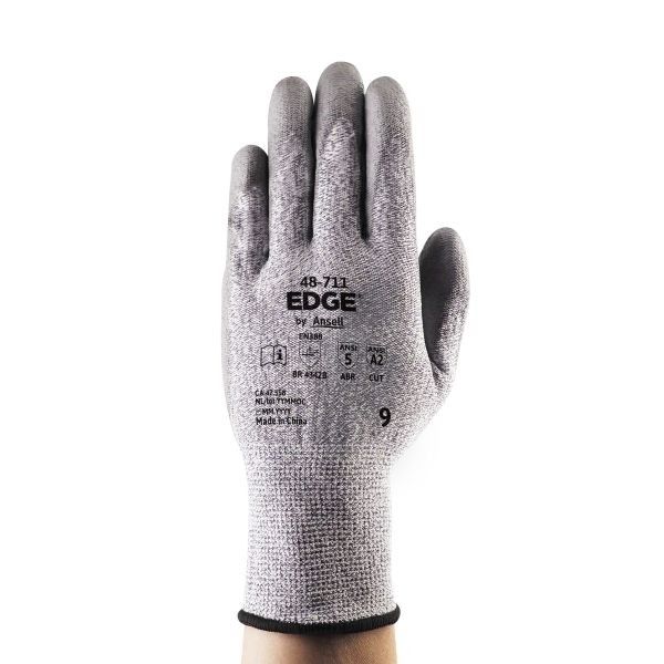 Luva de Proteção ao Corte Edge 48-711 Com Banho na Palma em PU - CA 42558