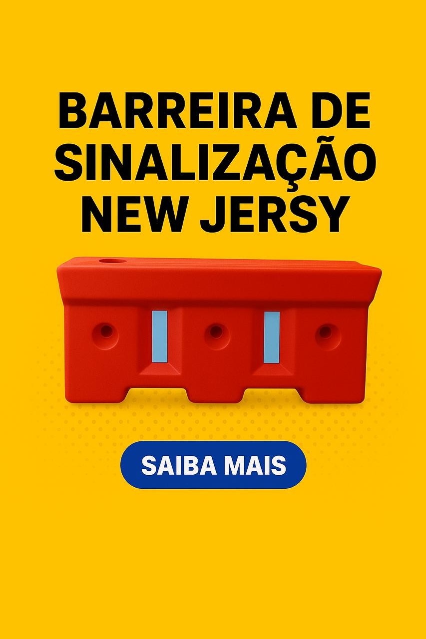 BARREIRA DE PLÁSTICO NEW JERSEY