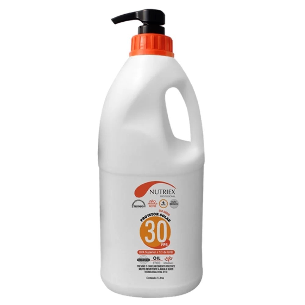 Protetor Solar Profissional FPS 30 1/3 UVA 2 Litros - NUTRIEX