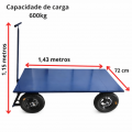 Carrinho Plataforma Assoalho de Chapa Rio 02